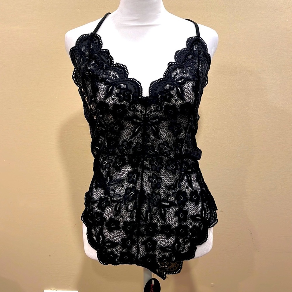 Black Lace Teddy